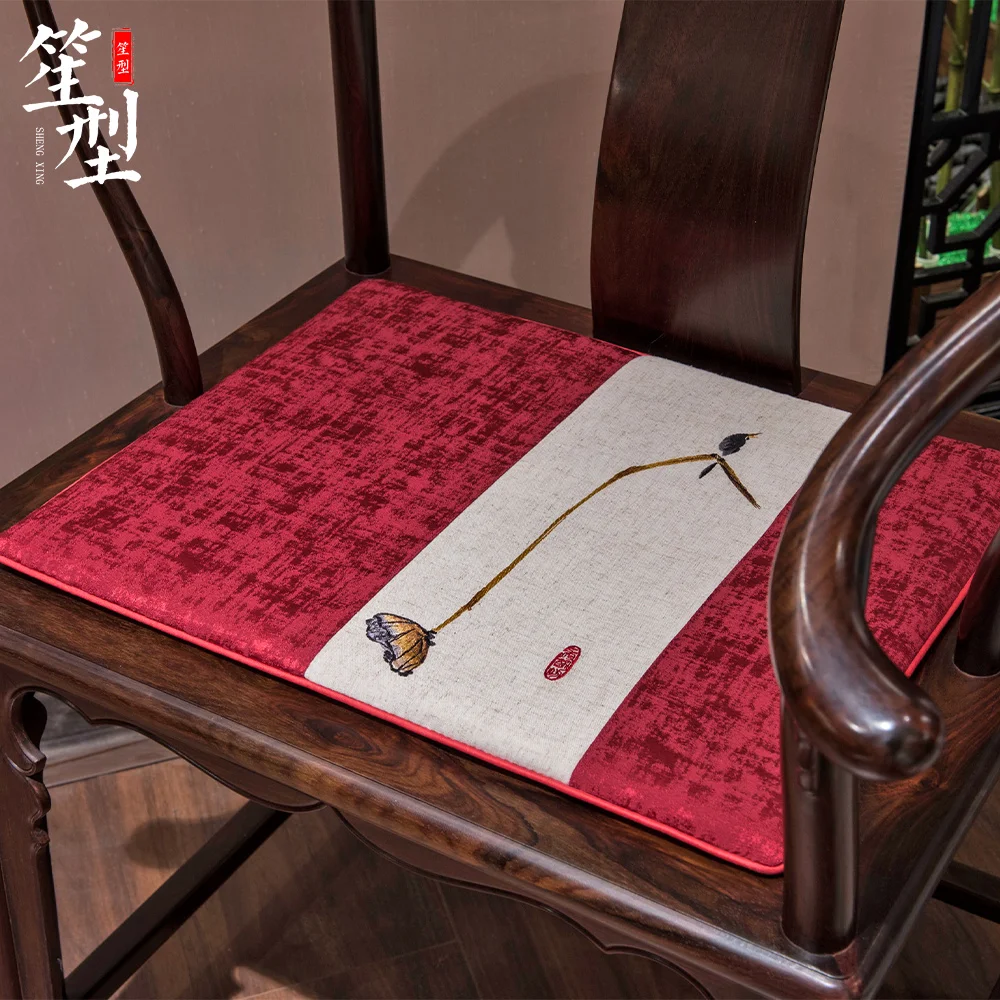 Китайская Подушка для стула подушки дивана из розового дерева искусственная