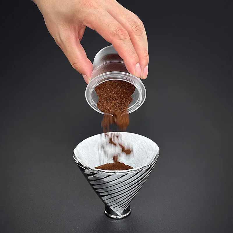51/53/58 мм прозрачная чашка для дозирования кофе мельница порошка нюхающая кружка