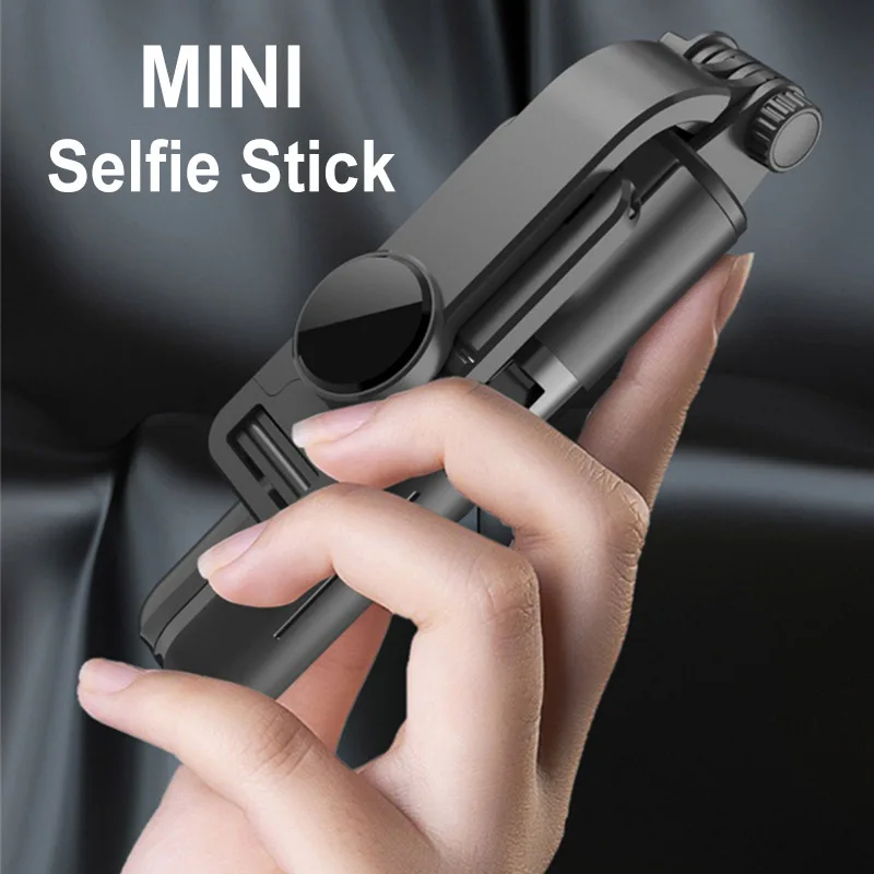 Mini Selfie Stick Bluetooth Remote Control Retractable Selfie Stick Multi-function Mobile Phone Live Stream Tripod Stand Holder