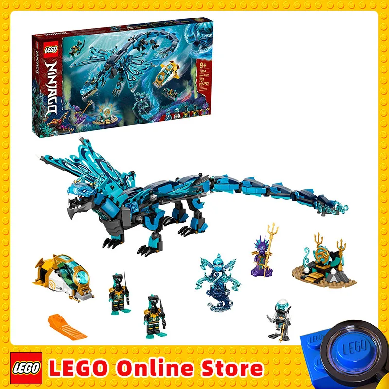 

LEGO & NINJAGO Water Dragon 71754 Building Toy Set with 5 minifigures for Kids Boys Girls Ages 9+ Birthday Gift (737 Pieces)