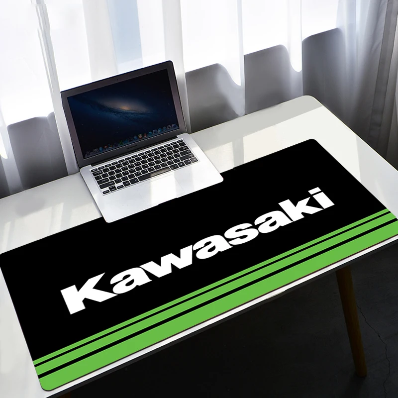 Gaming Laptops Mouse Mat Kawasaki Gamer Keyboard Pc Accessories Non-slip Pad Computer Mausepad Mause Deskmat Mats Cabinet Pads