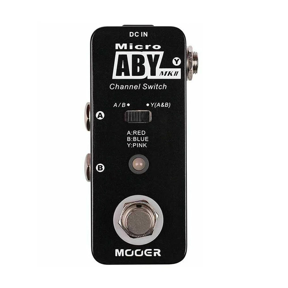 MOOER Micro-type Aby Mk2 Guitar Effect Pedal Channel Switch Effects With True Bypass Full Metal Shell Guitar Parts