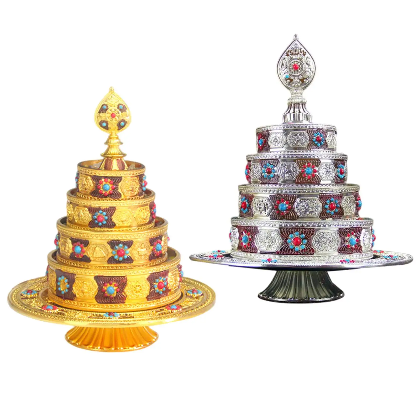 

Tibetan Pan Collectible Mandhapan Altar Mandala for Office Kitchen Home