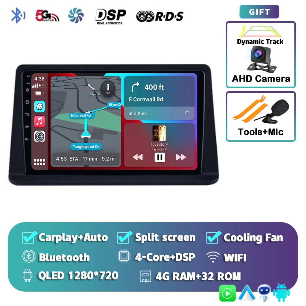 

Для Mitsubishi Pajero 2 Montero V31 Shogun 1991-2012 Android 15 Carplay Auto 4G Автомагнитола 2 Din Мультимедиа GPS Навигация Стерео