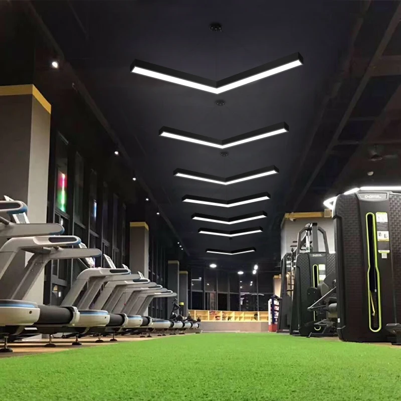 Ceiling Lamp Led Modeling Creative Office Gym Internet Cafe Shopping Mall Corridor Aisle Industrial Style Chandelier |