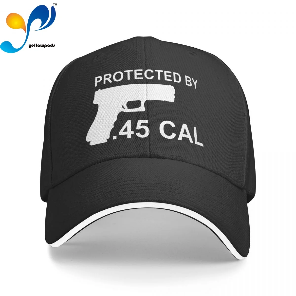 

Baseball Cap Men Protected By .45 Cal Fashion Caps Hats for Logo Asquette Homme Dad Hat for Men Trucker Cap
