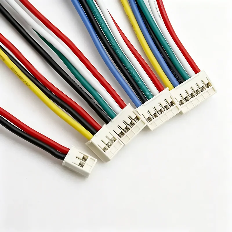 Фото 10 шт. кабельных разъемов HY2.0мм с одним контактом, провод 22AWG UL3239 силиконовый, штекерный, 2P 3P 4P 5P 6P, соединительный кабель, луженый медный провод №5