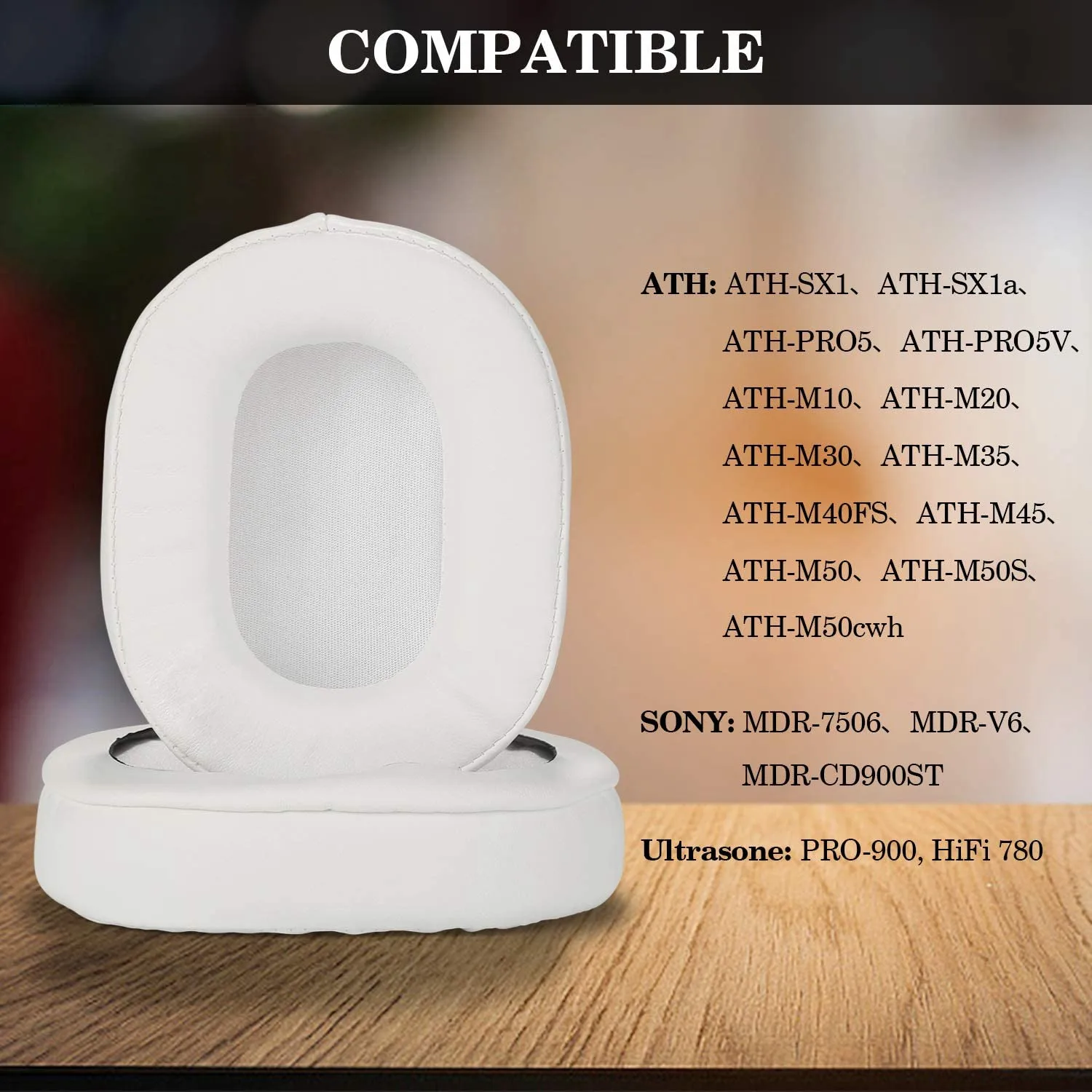Амбушюры из пены с эффектом памяти Сменные амбушюры для ATH M50X подходит Audio Technica M40X