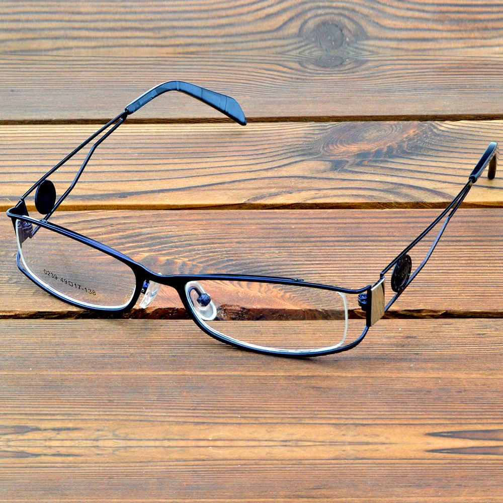 

Advanced Alloy Ultra Narrow Hollow Temples Fashion Black Optical Frame Custom Photochromic Progressive Myopia Reading Glasses