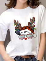 disney t shirt women white all match new products popular wearing sunglasses series t shirt mickey mouse sunglasses christmas
