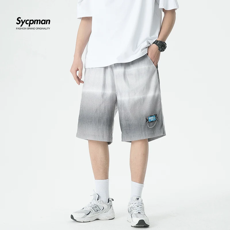 

Summer Sports Shorts Mens Minimalist Ins Hong Kong Wind Loose Casual Shorts Trend Joker