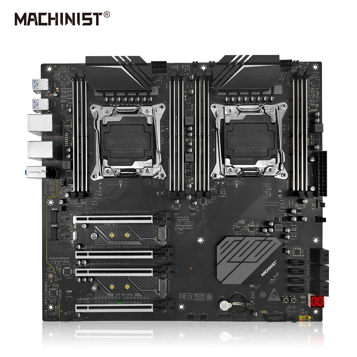 Machinist X99 D8 MAX DUAL | Placas Chinas
