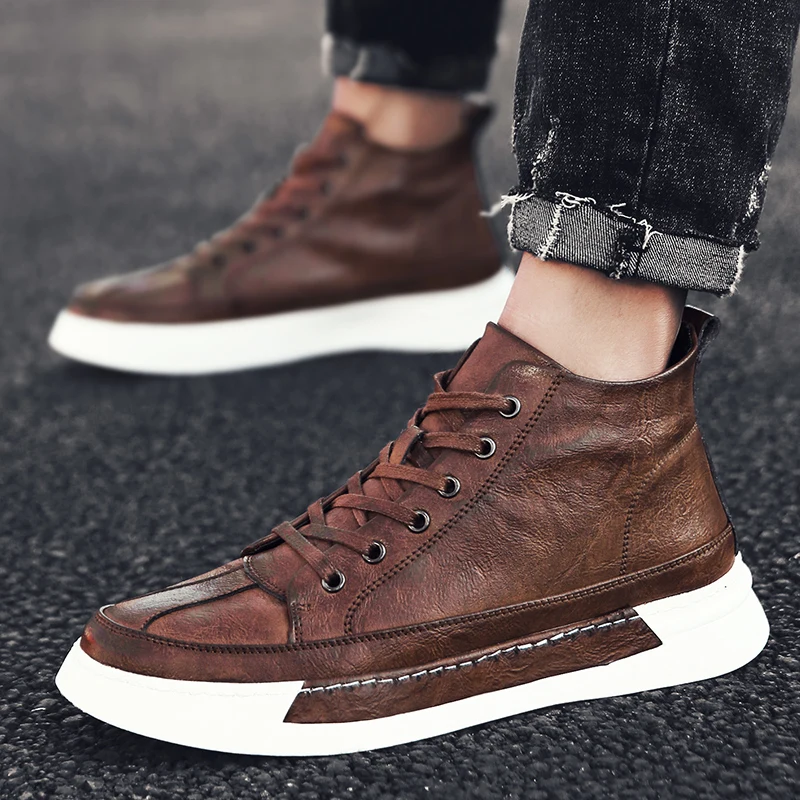 

Туфли мужские кожаные оксфорды, повседневная обувь, броги, Рабочая обувь, модные деловые кроссовки, удобные Формальные, оксфорды