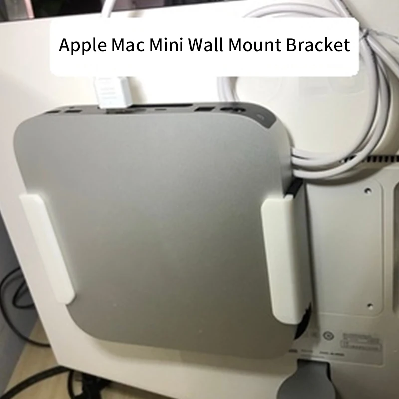 Крепление на стену для компьютера Apple Mac Mini 2012-2020, аксессуары для десктопа, стойка для хранения, экономящая пространство.