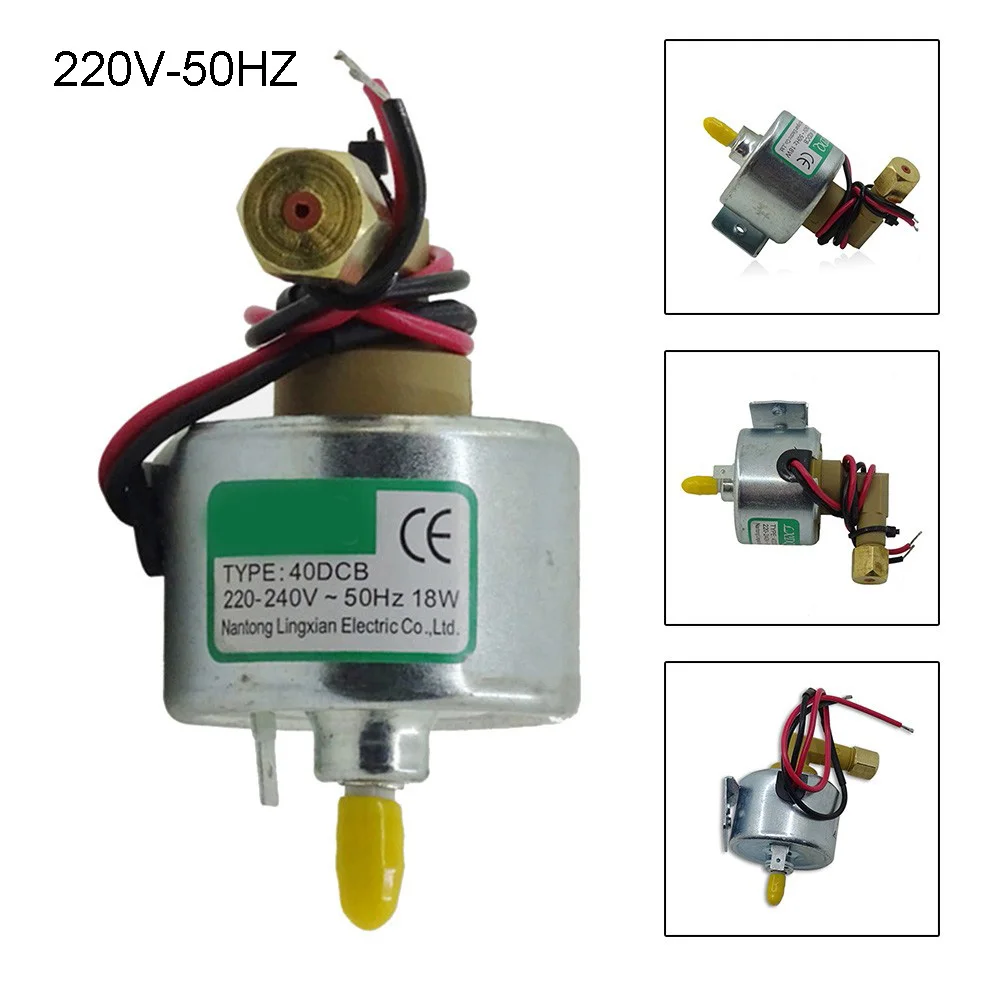 

Smoke Machine Accessories 18W Electromagnetic Oil Pump Metal Material AC 220 240V Small Size Wide Application Range
