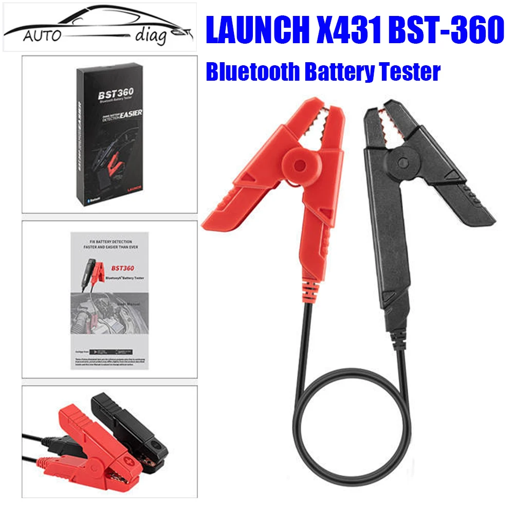 LAUNCH X431 Φ 6V 12V автомобильный защитный адаптер BST 360 Bluetooth тестер батареи для Φ PRO V4.0 PRO5 / PAD V
