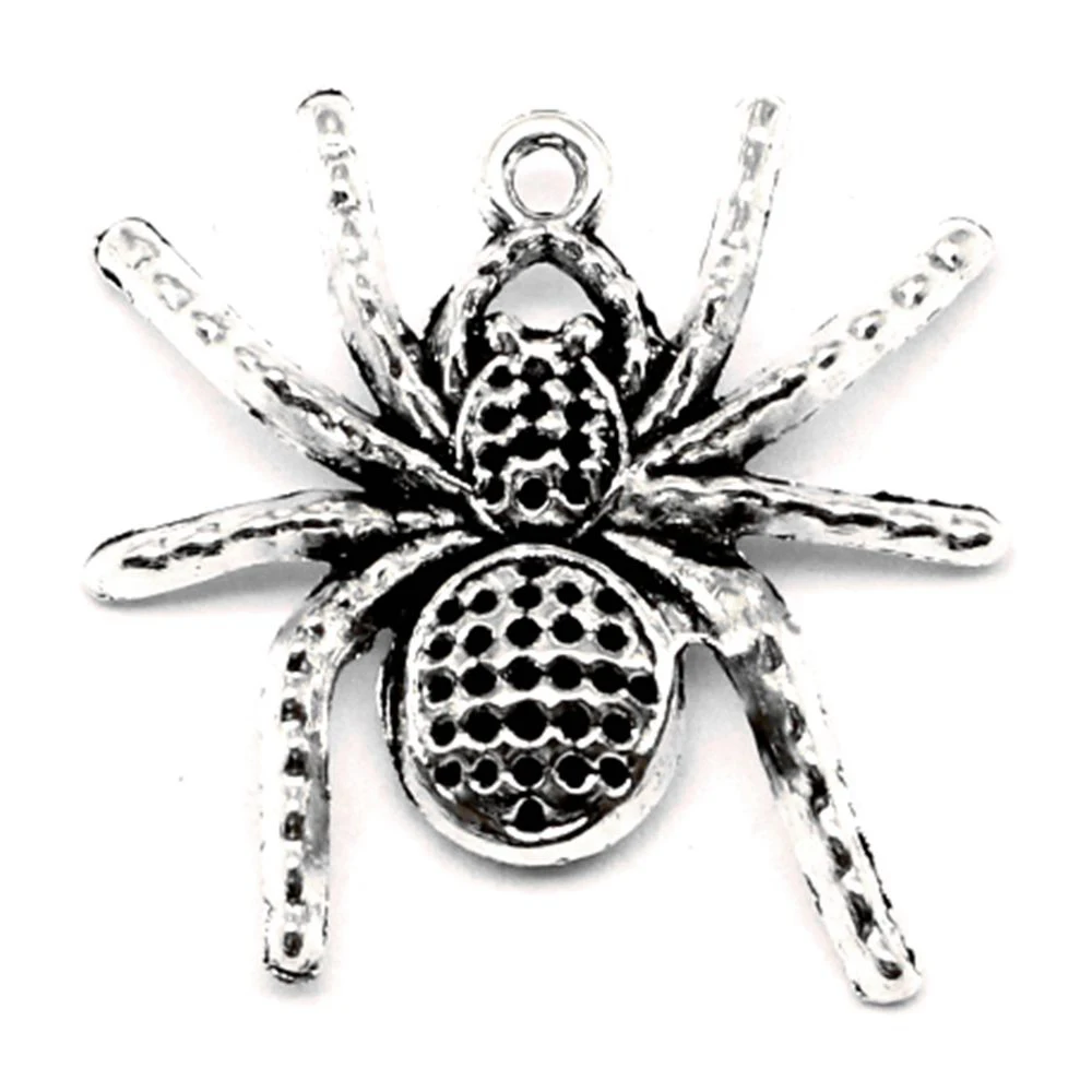 

5 pieces 25x26mm Spiders charms Jewelry making best gift