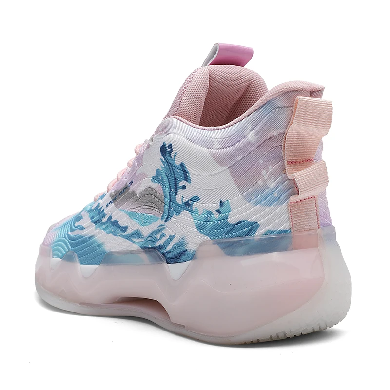 Men Basketball Shoes High Top Breathable Casual Boots Summer New Non-slip  Air Basketball Tennis Shoes Ladies Student Sneakers