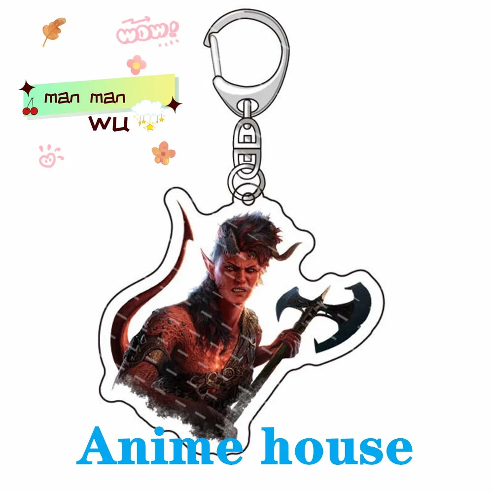 Брелок для ключей из игры Baldur's Gate 3 Antioch 6 см аксессуары косплея аниме брелок с