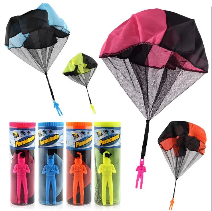 

Mini Hand Throwing Parachute Outdoor Sports Fly Toy Educational Kids Playing Soldier Parachute Fun Flying Toy for Children