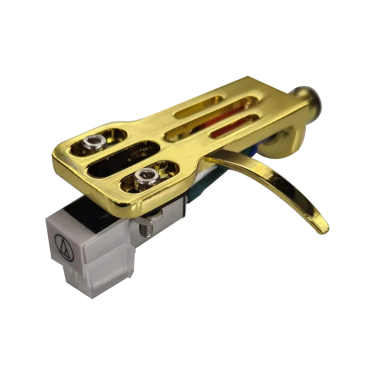 

AT3600L Moving Magnetic Stylus Headshell Connect Kit for LP Vinyl Record Player Turntable Phonograph,Gold