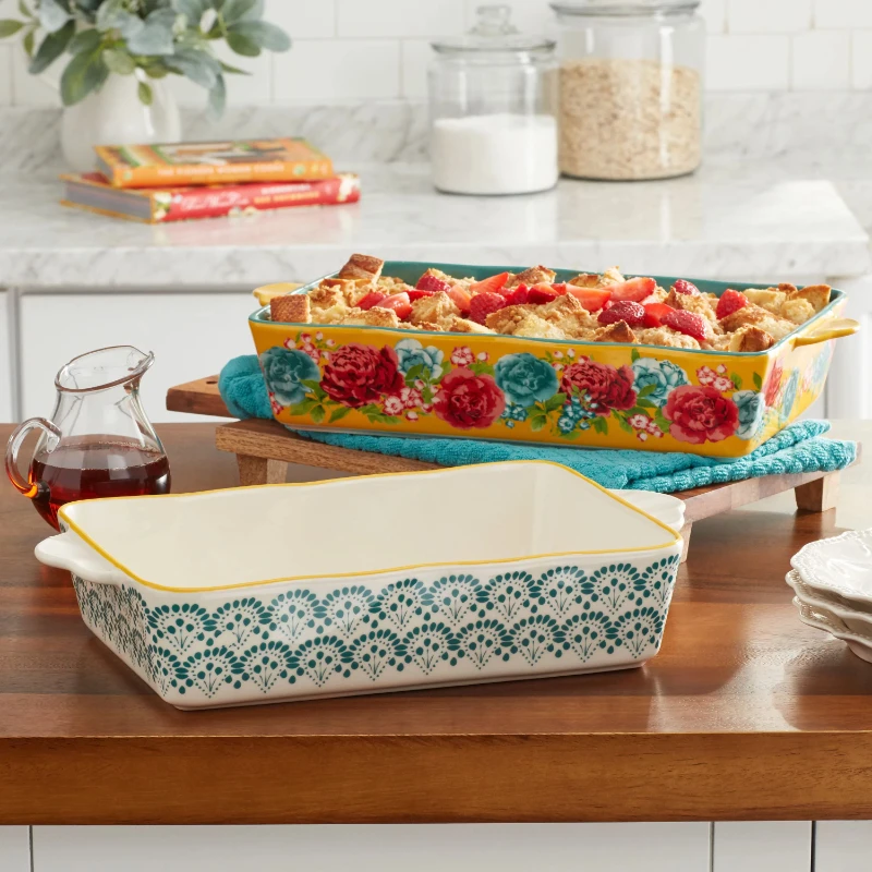 

Blossom Jubilee Ceramic Baker Set, 2 Piece Set