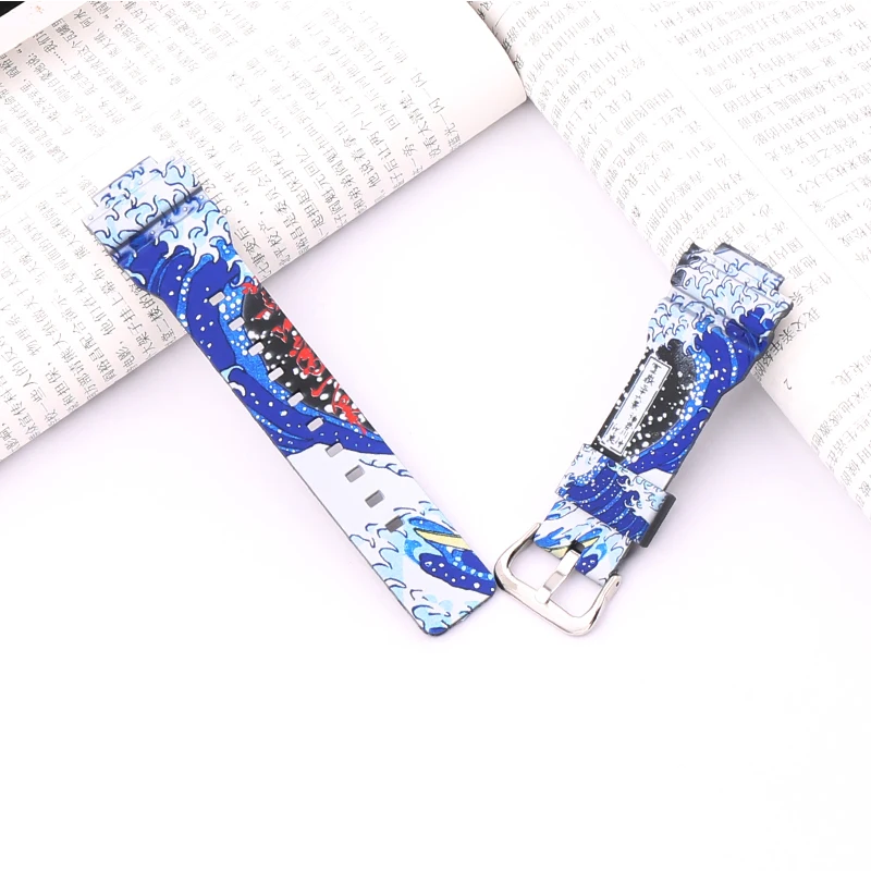 Watch Accessories Resin camo strap for Casio G-SHOCK GA110 BA110 GMA GA2100 DW5600 5610 16MM men and women watch strap