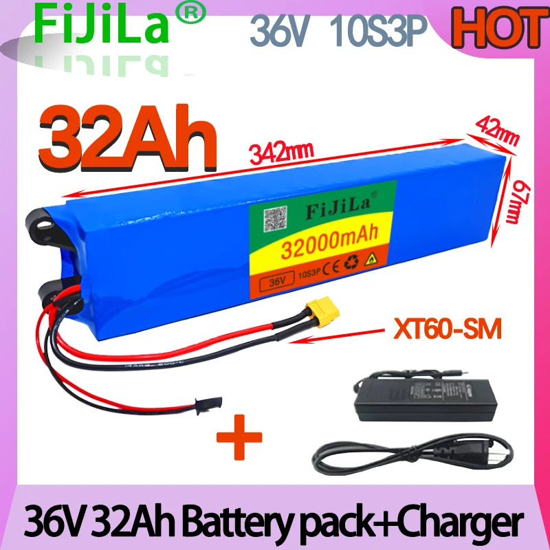 

Neue 36V10S3P 32000mAh Roller Batterie Pack für Xiaomi Mijia M365 Elektrische Roller BMS Board für Xiaomi m365 batterie XT60-SM