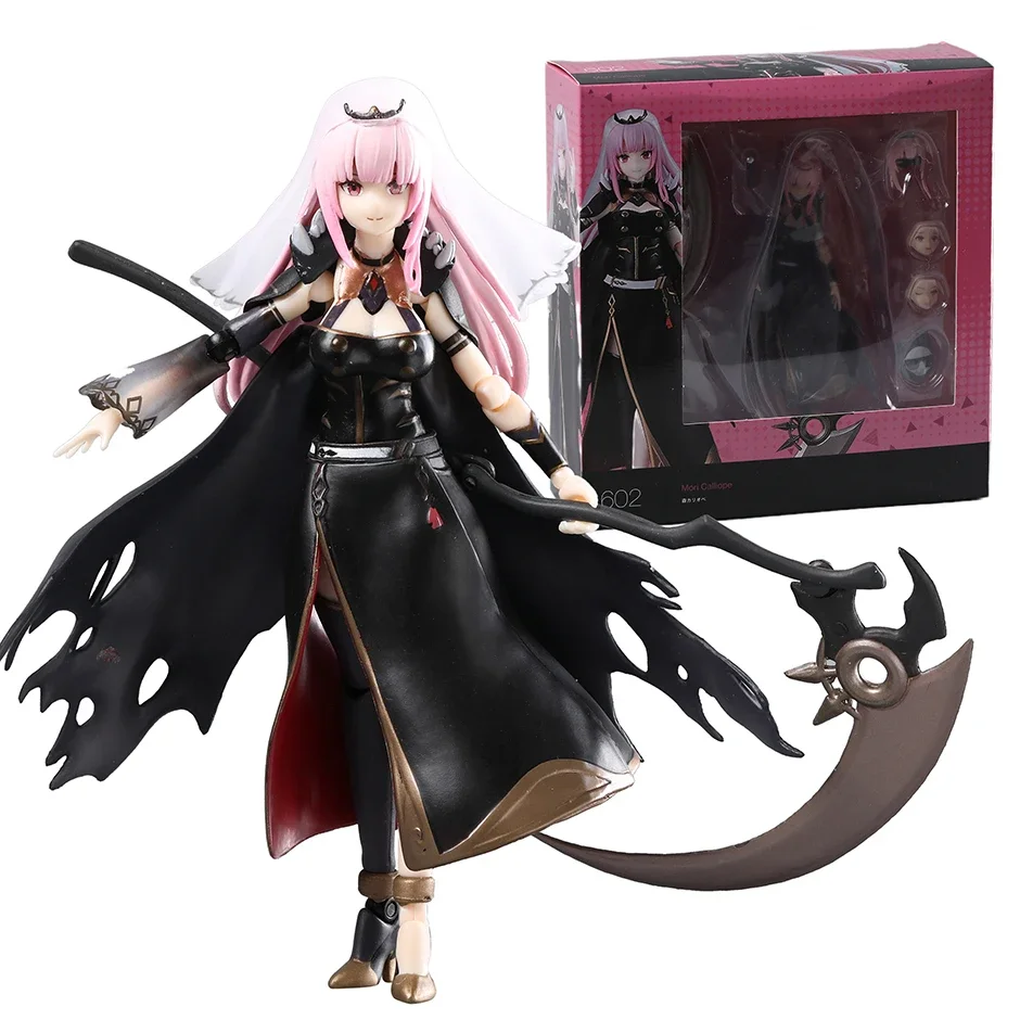 Figma 602 ПВХ фигурка Мори каллиопа игрушка аниме Коллекционная модель кукла подарок