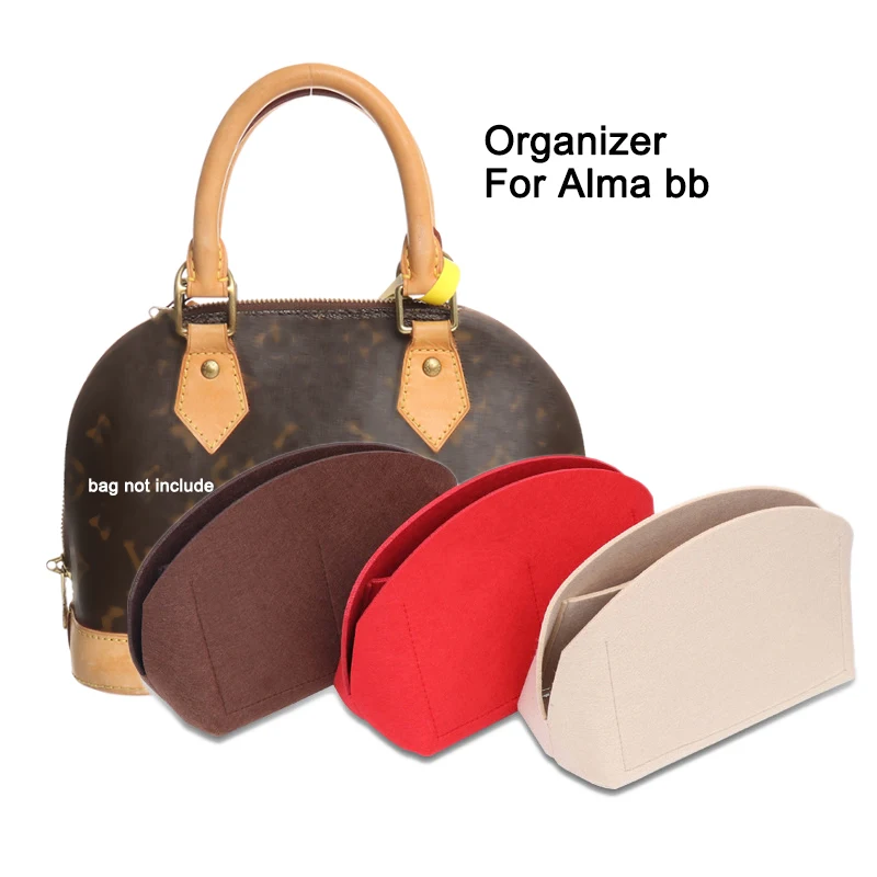 

Purse Insert Organizer Bag For Alma BB Handbag Tote Make Up Liner Shaper,Protect Your Bags
