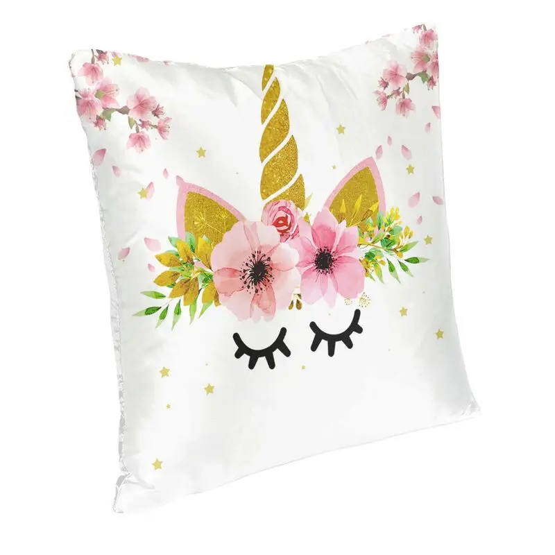 Бархатный Чехол с рисунком в виде единорога 50x50 см |