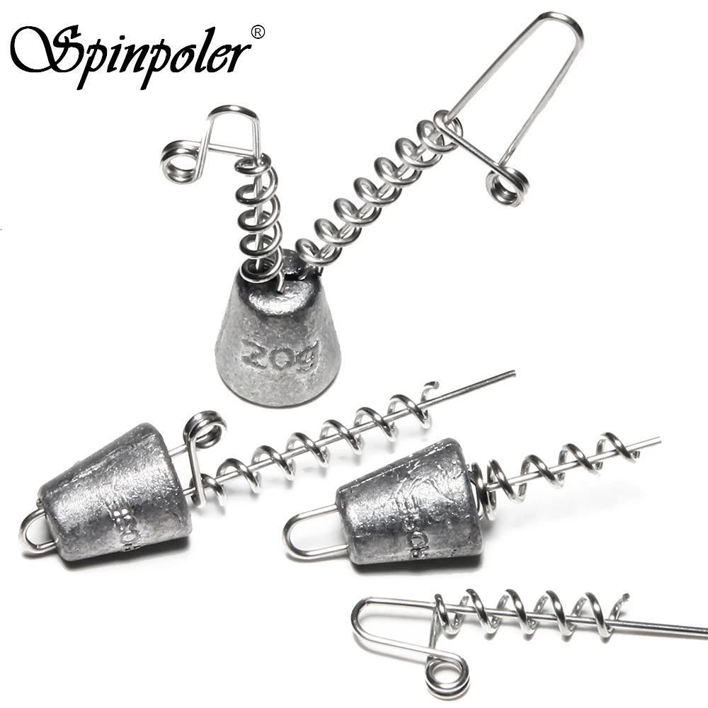 Спиннинговый свинцовый винтовой штопор Stinger Rig Jig спираль для резиновой приманки