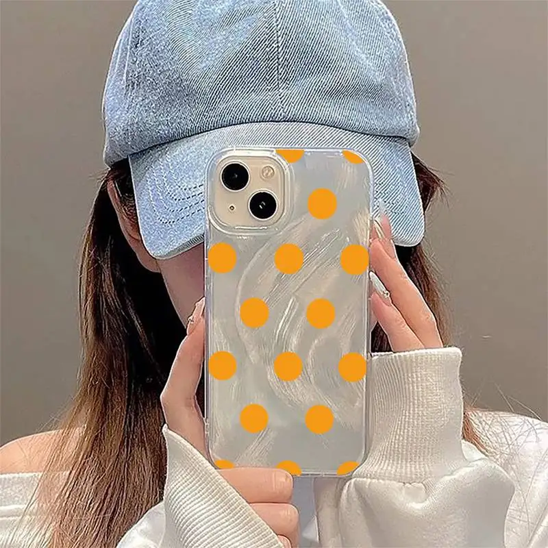 Круглая нить в горошек для телефона Honor Magic 4 5 6 200 Lite X5 Plus X6 X6S X7 X8 4G X9 X6A X7A X8A X7B X8B X9B