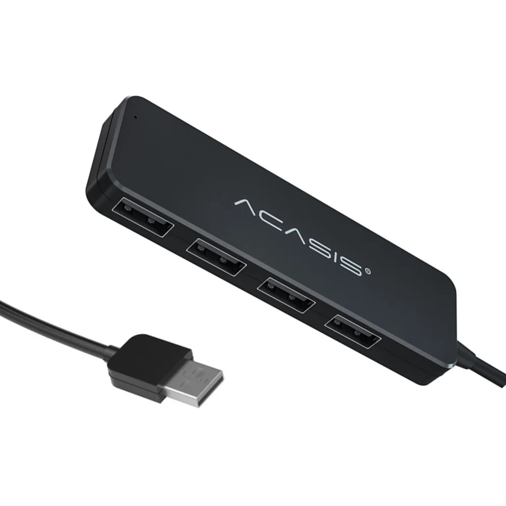 

Dock Holder Hub Data USB Hub USB Hub Expansion Transfer Adapter USB Hub for Laptop Airplane 4 Port USB Hub 4- In- 1 Hub Adapter