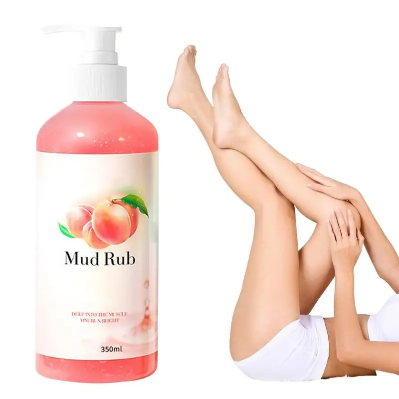 

Body Scrub 350ml Mud Run Scrub Cream Exfoliation Body Wash Scrub Gentle Face & Body Exfoliator Jelly Body Scrub For Glowing Skin