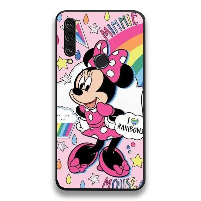 Чехол для телефона с изображением Микки и Минни Маус Huawei Y6P Y8S Y8P Y5II Y5 Y6 2019 P Smart Prime Pro