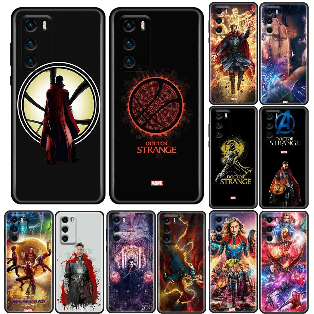 

Marvel Hero Doctor Strange Phone Case for Huawei P10 P20 P30 P40 Lite P50 Pro Plus P Smart Z Case Soft Silicone Cover MARVEL