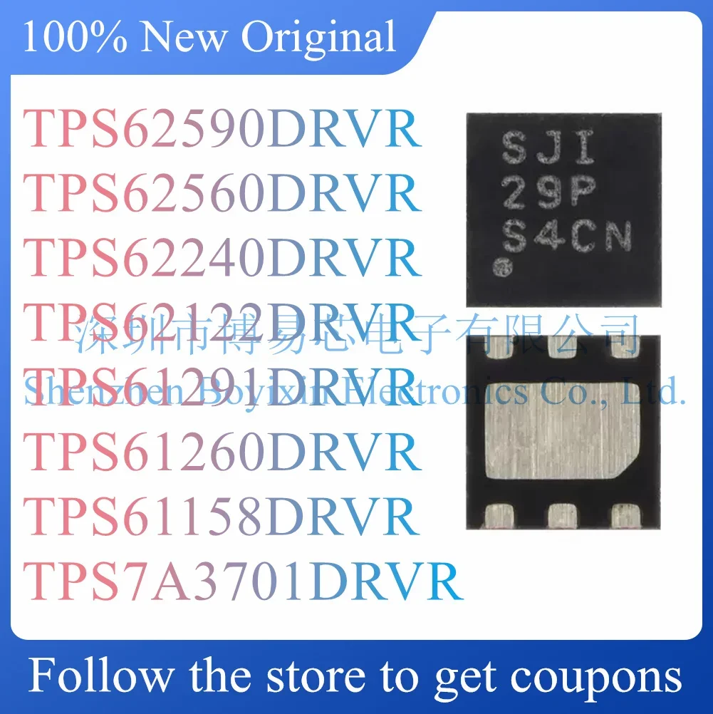 НОВЫЙ TPS62590DRVR TPS62560DRVR TPS62240DRVR TPS62122DRVR TPS61291DRVR TPS61260DRVR TPS61158DRVR TPS7A3701DRVR