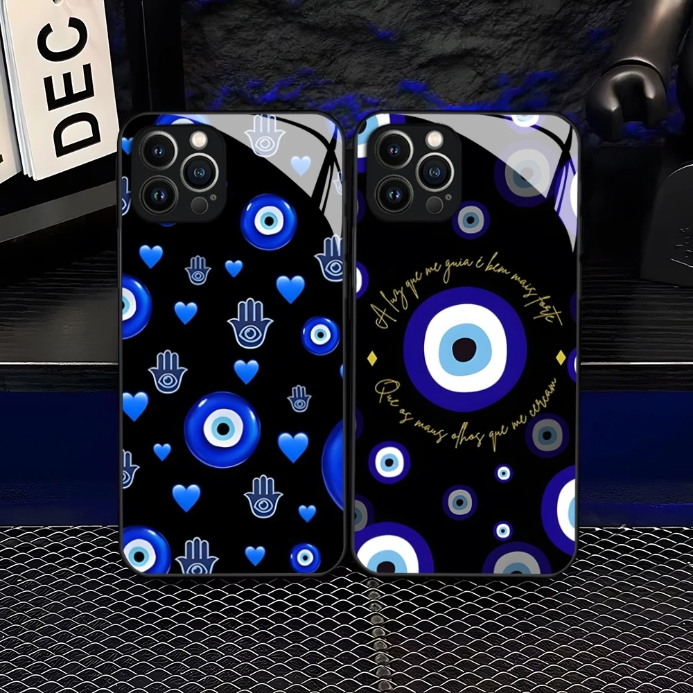 Чехол с закаленным стеклом для iPhone 14 Pro Max 15 12 11 13 Mini X XR XS 8 7 Plus SE