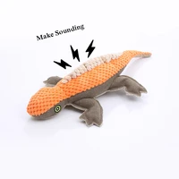 lizard plush dog squeaker sound toys interactive chew toy pets playing accessories supplies funny puppy small medium dog toy