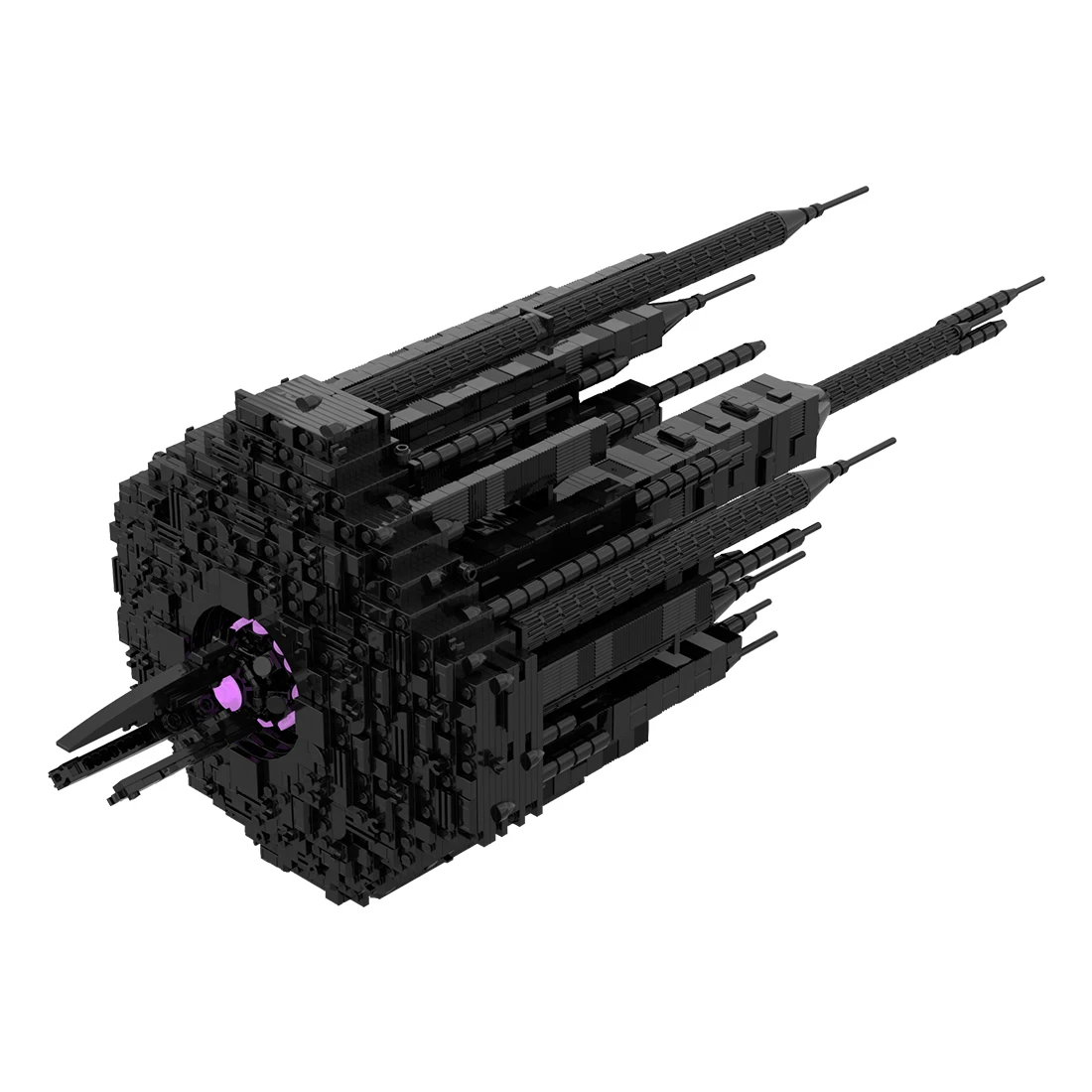 

Семейный репликатор-Cruiser Space Wars, корабль, научная фантастика, набор строительных блоков (2064 шт.)