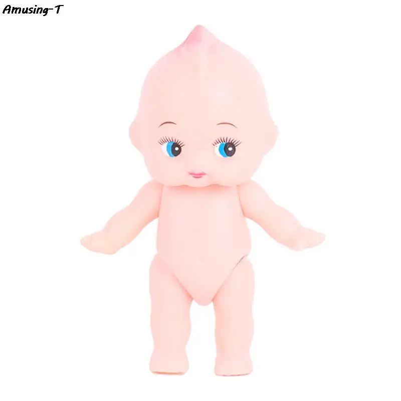 1PC Family doll 15cm three hair enamel doll simulation baby nude doll  Doll house doll toy