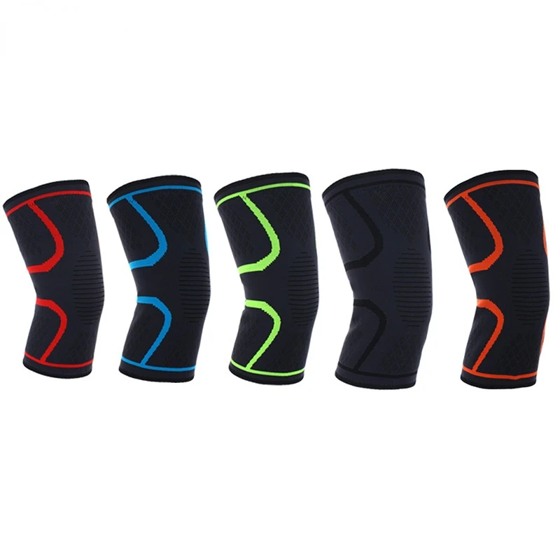 

1 Piece Elastic Knee Pad Nylon Sports Fitness Knee Pad Fitness Gear Patella Support Running Basketball Volleyball Support