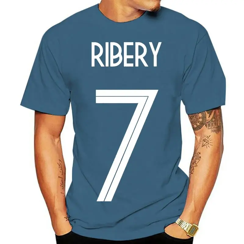 Мужская футболка с коротким рукавом, 10 цветов, для чемпионата мира по России, французский Рибери номер 7, новинка 2022