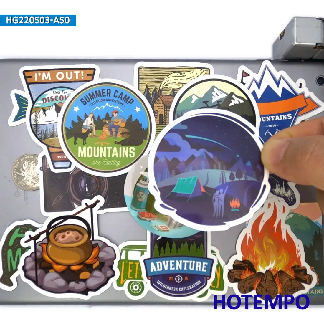 50 шт. путешествия приключения восхождение на горы открытый кемпинг дикая природа