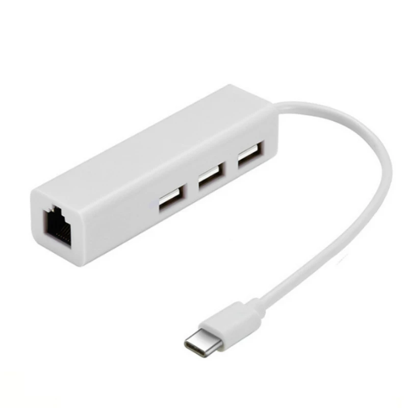 

Type-C To Gigabit Ethernet RJ45 LAN Network Card Adapter USB 3.0 3.1 Hub Network Adapter for MacBook Windows 7/8/10 Laptops
