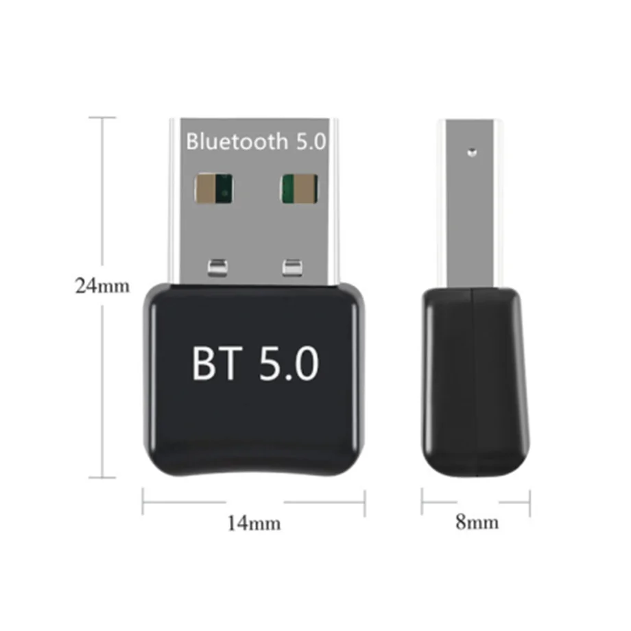 PzzPss мини беспроводной USB Bluetooth 5 0 адаптер приемник ключ низкая задержка аудио