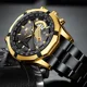 2022 New Mens Sports Watches Fashion Stainless Steel Luxury Luminous Waterproof Calendar Quartz Men's Watches Relogio Masculino Other Image