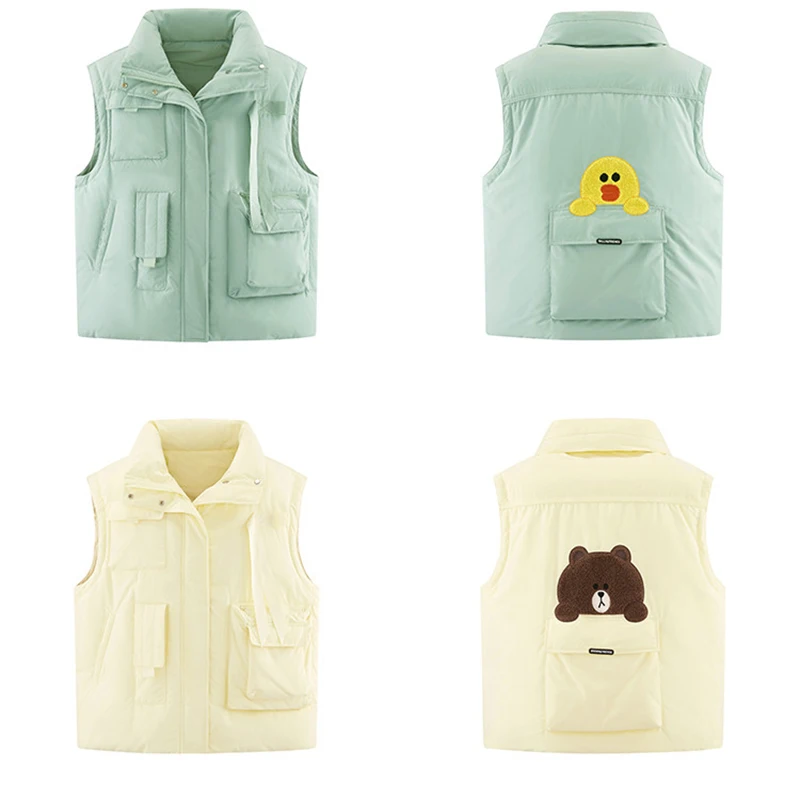 Городская серия вырезать бирку новый модный Забавный карго Sle свободный пуховой