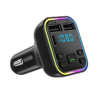 fm transmitter car kit wireless bluetooth hands free dual usb charger 3 1a mp3 music tf card u disk aux player